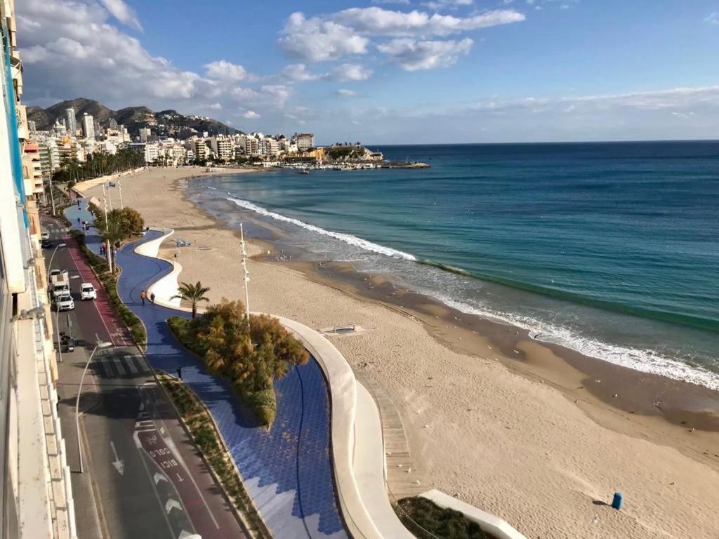 בנידורם Los Fernandos, 1St Line Beachfront Poniente, 2 Bedroom Apartment Ocean Terrace מראה חיצוני תמונה